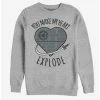 Outlet 🤩 Star Wars Heart Explode Death Star Sweatshirt 😀 -Star Wars Clothing Sales 12337463 hi