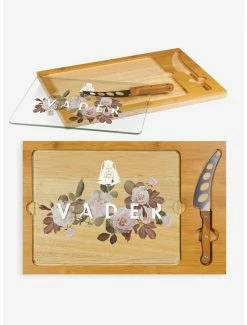 Brand new ✨ Star Wars Darth Vader Icon Glass Top Serving Tray & Knife Set ⭐ -Star Wars Clothing Sales 12348628 av2