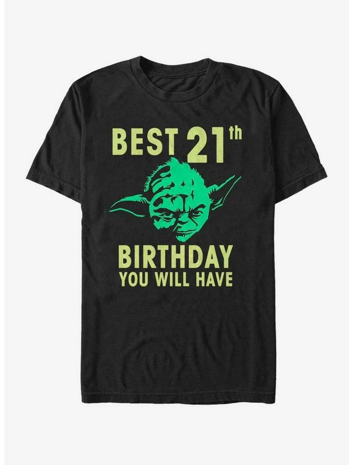 Best Pirce ⌛ Star Wars Yoda Twenty One T-Shirt 🎉 3 Best Pirce ⌛ Star Wars Yoda Twenty One T-Shirt 🎉