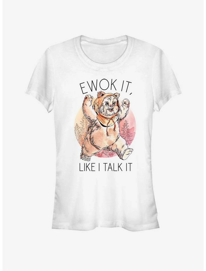 Brand new 👍 Star Wars Ewok It 👧 Girls T-Shirt 🛒 3 Brand new 👍 Star Wars Ewok It 👧 Girls T-Shirt 🛒