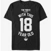 Best reviews of 🥰 Star Wars Force Sensitive Eighteen T-Shirt 🌟 -Star Wars Clothing Sales 12349980 hi