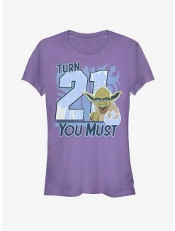 Deals 🌟 Star Wars Turn 21 You Must 👧 Girls T-Shirt 💯