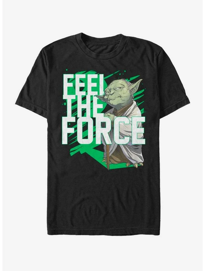 Budget ๐ Star Wars Force Stack Yoda T-Shirt ๐ 3 Budget ๐ Star Wars Force Stack Yoda T-Shirt ๐