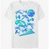 Coupon 🎉 Star Wars Blue Ships T-Shirt 👏 -Star Wars Clothing Sales 12363667 hi