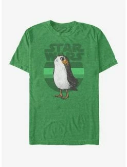 Flash Sale 😀 Star Wars Porg Simple Green T-Shirt 🌟