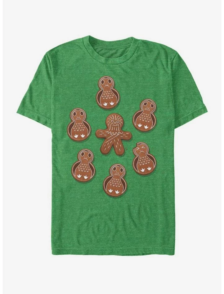 Best Pirce ✨ Star Wars Porg Chewie Holiday Cookies T-Shirt 🔔 3 Best Pirce ✨ Star Wars Porg Chewie Holiday Cookies T-Shirt 🔔