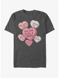 New 👍 Star Wars 🍬 Candy Hearts T-Shirt ❤️ -Star Wars Clothing Sales 12370789 hi