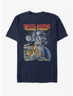 Best Sale ✔️ Star Wars Classic Poster T-Shirt 🛒 -Star Wars Clothing Sales 12371718 hi