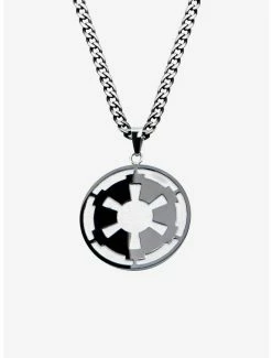 Coupon ⌛ Star Wars Galactic Empire and Death Star Etched Small Pendant 🎁