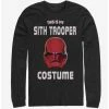 Promo 🧨 Star Wars Episode IX Rise of Skywalker Red Trooper Sith Trooper Costume Long-Sleeve T-Shirt 🤩 -Star Wars Clothing Sales 12558322 hi