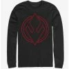 Budget 😀 Star Wars Episode IX Rise of Skywalker Red Trooper Sith Trooper Emblem Long-Sleeve T-Shirt 🎉 -Star Wars Clothing Sales 12558392 hi