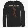 Coupon 🛒 Star Wars Episode IX Rise of Skywalker Red Trooper Jet Red Long-Sleeve T-Shirt 😍 -Star Wars Clothing Sales 12569308 hi