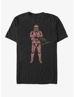 Brand new 🔥 Star Wars Episode IX Rise of Skywalker Red Trooper Red Trooper T-Shirt 🤩 -Star Wars Clothing Sales 12569513 hi