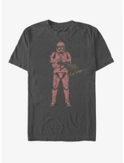 Brand new 🔥 Star Wars Episode IX Rise of Skywalker Red Trooper Red Trooper T-Shirt 🤩 -Star Wars Clothing Sales 12569522 hi 1