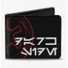 Outlet 🤩 Star Wars Aurebesh Dark Side Galactic Empire Insignia Bi-Fold Wallet ⭐ 2 Outlet 🤩 Star Wars Aurebesh Dark Side Galactic Empire Insignia Bi-Fold Wallet ⭐ -Star Wars Clothing Sales 12578502 hi