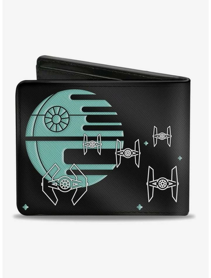 Cheap ๐ฅ Star Wars Imperial Star Destroyer Death Star Tie Fighters Bi-Fold Wallet ๐คฉ 4 Cheap ๐ฅ Star Wars Imperial Star Destroyer Death Star Tie Fighters Bi-Fold Wallet ๐คฉ - Image 2