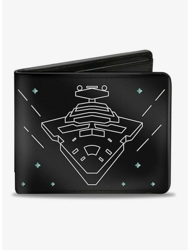 Cheap ๐ฅ Star Wars Imperial Star Destroyer Death Star Tie Fighters Bi-Fold Wallet ๐คฉ 3 Cheap ๐ฅ Star Wars Imperial Star Destroyer Death Star Tie Fighters Bi-Fold Wallet ๐คฉ