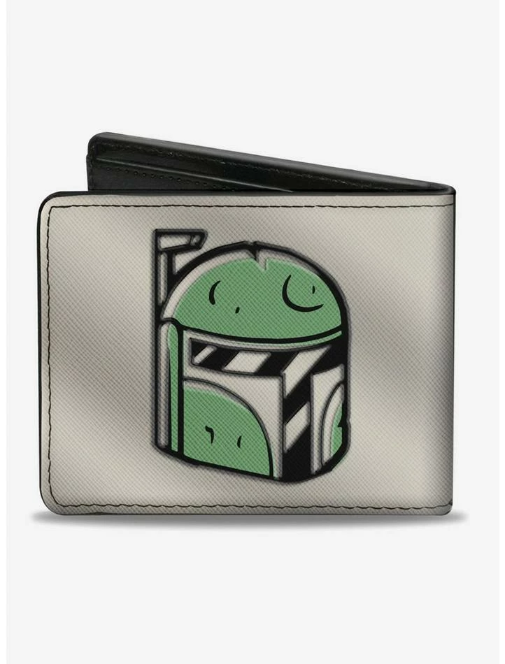 Budget ๐ Star Wars Jabba the Hutt Han Solo Scene Boba Fett Helmet Bi-Fold Wallet ๐ 4 Budget ๐ Star Wars Jabba the Hutt Han Solo Scene Boba Fett Helmet Bi-Fold Wallet ๐ - Image 2
