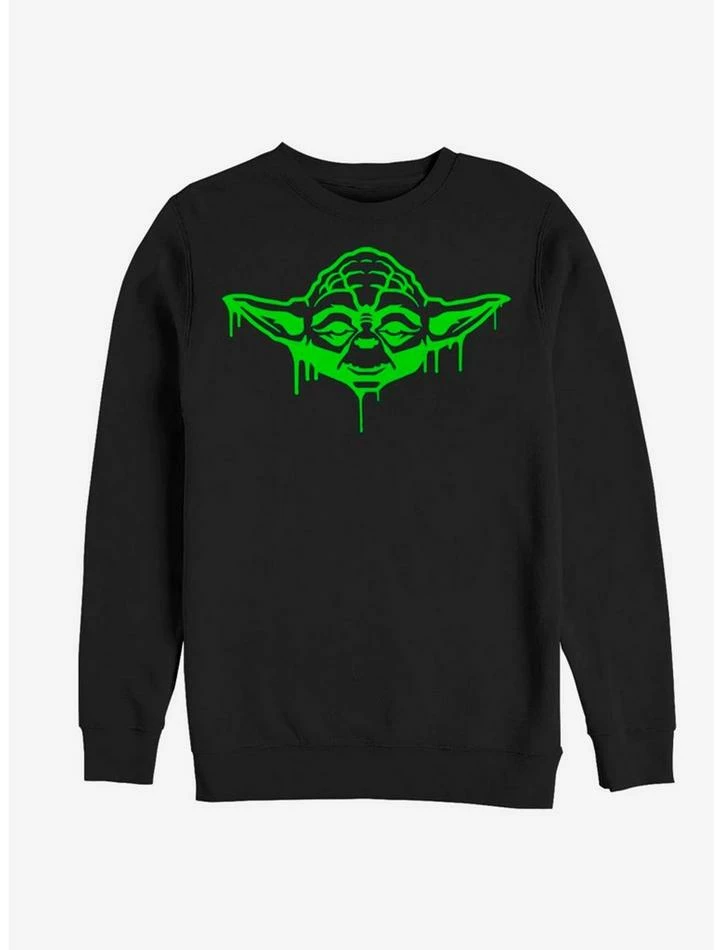 Discount 👍 Star Wars Oozing Yoda Sweatshirt 🔥 3 Discount 👍 Star Wars Oozing Yoda Sweatshirt 🔥