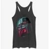 Top 10 ✨ Star Wars The Mandalorian Helmet Explanation 👧 Girls Heather Black Tank Top ⌛ -Star Wars Clothing Sales 12719695 hi