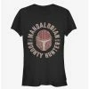 Best deal ⌛ Star Wars The Mandalorian Lone Wolf 👧 Girls T-Shirt 🥰 -Star Wars Clothing Sales 12720508 hi
