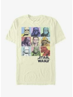 Budget 🎉 Star Wars Episode IX The Rise Of Skywalker Pastel Rey Boxes T-Shirt ⭐ -Star Wars Clothing Sales 12720853 hi
