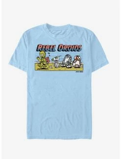 Outlet ❤️ Star Wars Episode IX The Rise Of Skywalker Rebel Droids T-Shirt 🔔
