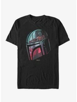 Cheapest 🎁 Star Wars The Mandalorian Helmet Explanation T-Shirt 💯 -Star Wars Clothing Sales 12721512 hi 1