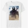 Best Pirce 😀 Star Wars The Mandalorian Warrior Poster T-Shirt 🌟 -Star Wars Clothing Sales 12721757 hi