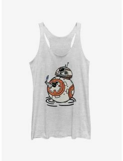 Wholesale 😍 Star Wars Episode IX The Rise Of Skywalker BB-8 Doodles 👧 Girls Tank 🌟