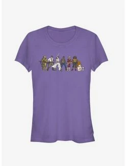 Cheap 🛒 Star Wars Episode IX The Rise Of Skywalker Resistance Line-Up 👧 Girls T-Shirt 🥰