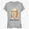 Budget ✔️ Star Wars Episode IX The Rise Of Skywalker Stay Gold 👧 Girls T-Shirt ⭐ -Star Wars Clothing Sales 12724541 hi