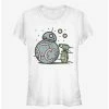 Brand new ⌛ Star Wars Episode IX The Rise Of Skywalker Droid Team 👧 Girls T-Shirt ✔️ -Star Wars Clothing Sales 12724660 hi