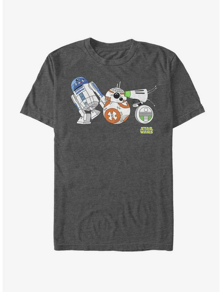 Brand new 💯 Star Wars Episode IX Rise of Skywalker Droid Lineup T-Shirt 🤩 4 Brand new 💯 Star Wars Episode IX Rise of Skywalker Droid Lineup T-Shirt 🤩 - Image 2