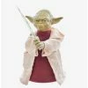 Brand new 😀 Star Wars Yoda With Led Light Saber Treetop 😍 -Star Wars Clothing Sales 12880648 hi