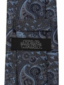 Best deal 👍 Star Wars Vader Paisley Blue and Gray Tie ✔️ -Star Wars Clothing Sales 12990645 av2