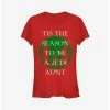 Budget ✔️ Star Wars 'Tis The Season To Be A Jedi Aunt Holiday 👧 Girls T-Shirt 🎉 -Star Wars Clothing Sales 13001110 hi