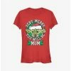 Top 10 ✨ Star Wars Merry Yoda Mum Holiday 👧 Girls T-Shirt ✨ -Star Wars Clothing Sales 13001121 hi