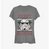 Promo 🧨 Star Wars Merry Sithmas Ugly 🎄 Christmas Sweater 👧 Girls T-Shirt 😀 -Star Wars Clothing Sales 13001517 hi