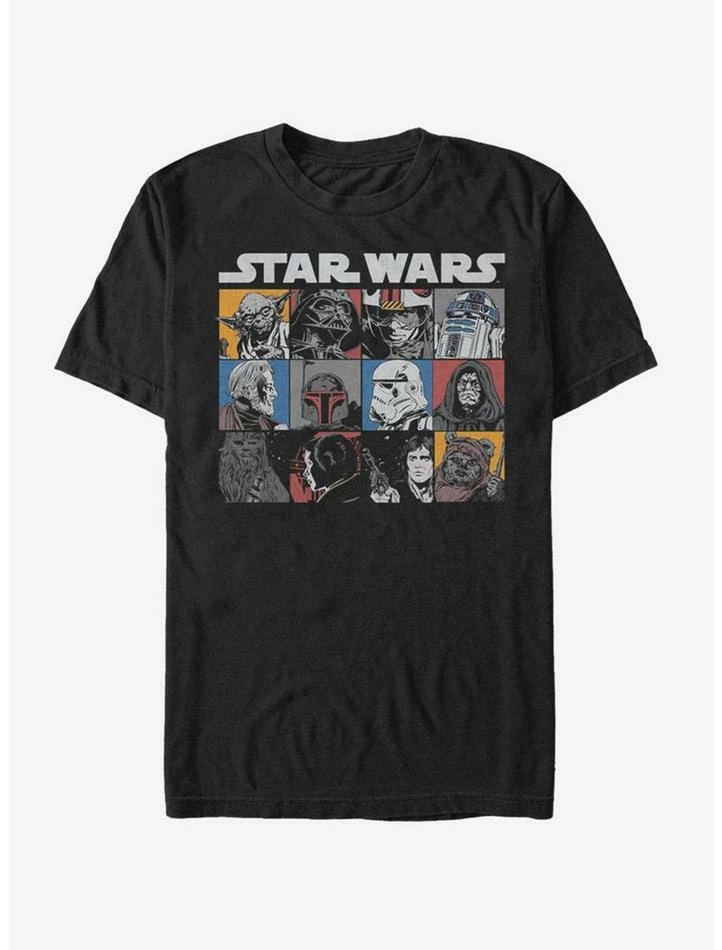 Top 10 ๐ Star Wars Comic Strip Rectangle T-Shirt ๐ 3 Top 10 ๐ Star Wars Comic Strip Rectangle T-Shirt ๐