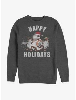 Best deal 🎁 Star Wars Episode VIII The Last Jedi BB-8 Cold Sweatshirt 👍