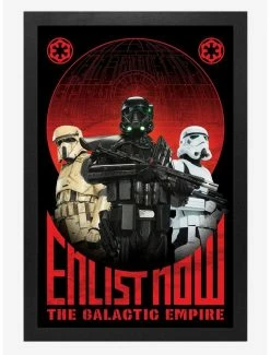 Best deal 🔔 Star Wars Rogue One Galactic Empire Framed Poster 😉