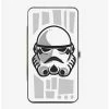 Budget ⭐ Star Wars Stormtrooper Face Parts Hinge Wallet 🧨