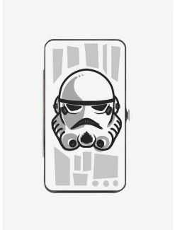 Budget ⭐ Star Wars Stormtrooper Face Parts Hinge Wallet 🧨