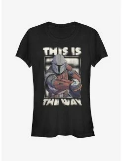 Best Pirce 🎉 Star Wars The Mandalorian This Is The Way 👧 Girls T-Shirt ✨ -Star Wars Clothing Sales 13113984 hi