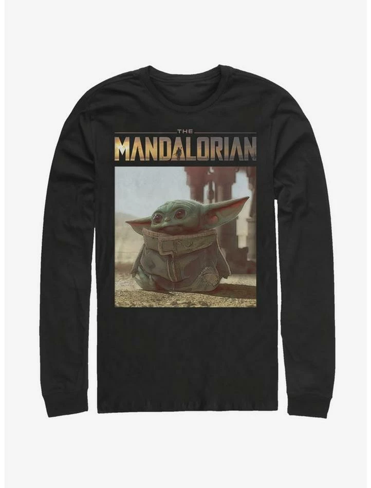 Buy 🎁 The Mandalorian Name Logo and The Child Long-Sleeve T-Shirt 👏 3 Buy 🎁 The Mandalorian Name Logo and The Child Long-Sleeve T-Shirt 👏