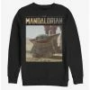 Hot Sale ✨ The Mandalorian Name Logo and The Child Sweatshirt 🔔 -Star Wars Clothing Sales 13114085 hi