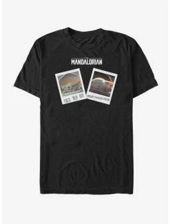 Best Pirce 🛒 The Mandalorian Travel Pics T-Shirt 🎉 -Star Wars Clothing Sales 13114544 hi