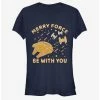 Hot Sale 🌟 Star Wars Gingerbread Falcon Merry Force Be With You 👧 Girls T-Shirt ⭐ -Star Wars Clothing Sales 13119799 hi