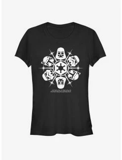 Best Sale 🤩 Star Wars Empire Dark Side Snowflake 👧 Girls T-Shirt 🔥 -Star Wars Clothing Sales 13120601 hi